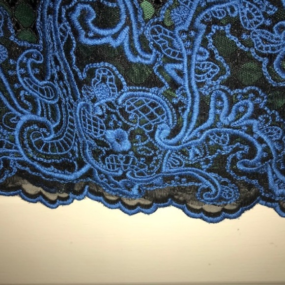 BCBG Manuela Lace Embroidered Strapless Dress - Picture 7 of 8